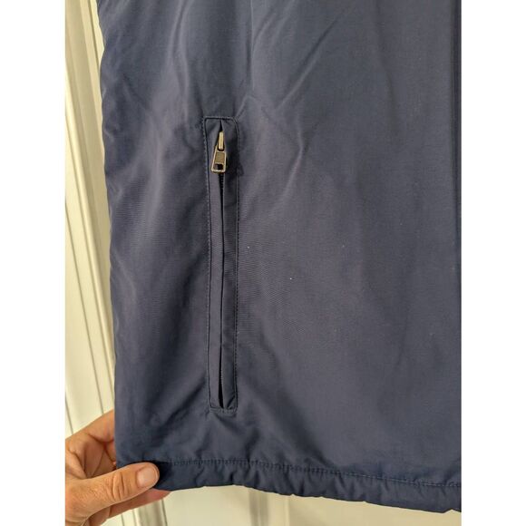 L.L. Bean Men’s Fleece Lined Full Zip Vest Blue Orange 0WY07 Size XL - Picture 5 of 6